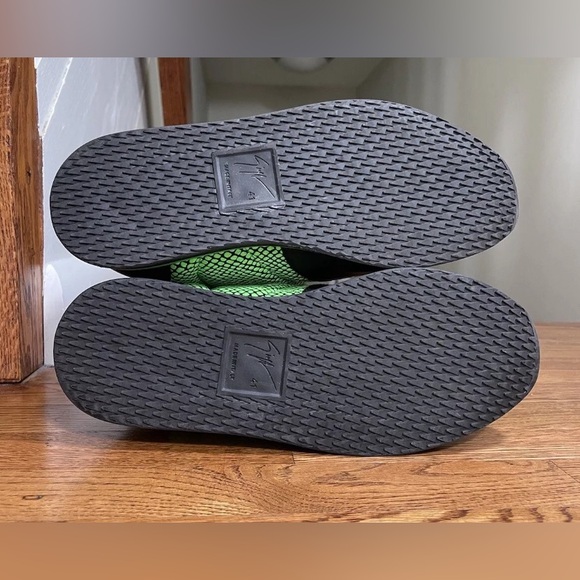 Giuseppe Zanotti JIMI RUNNING Sneakers Black And Green Made In Italty Mens 41 - Picture 9 of 12